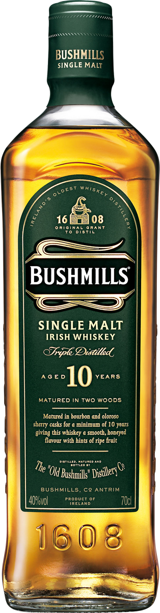 10 years Irish Single Malt Whiskey