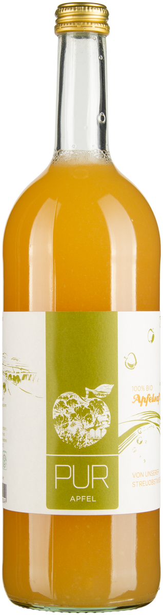 Apfelsaft von der Streuobstwiese bio
