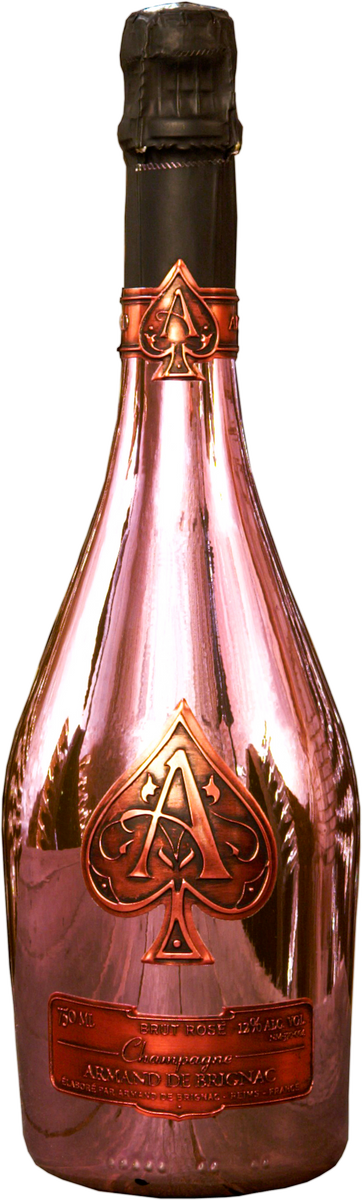 Ace of Spades Brut Rosé Velvet Bag