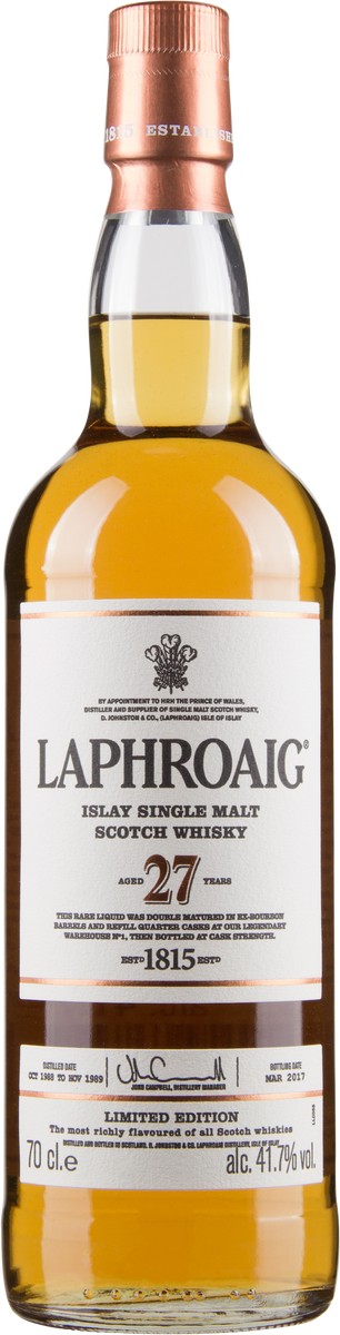 27 years Islay Single Malt Scotch Whisky
